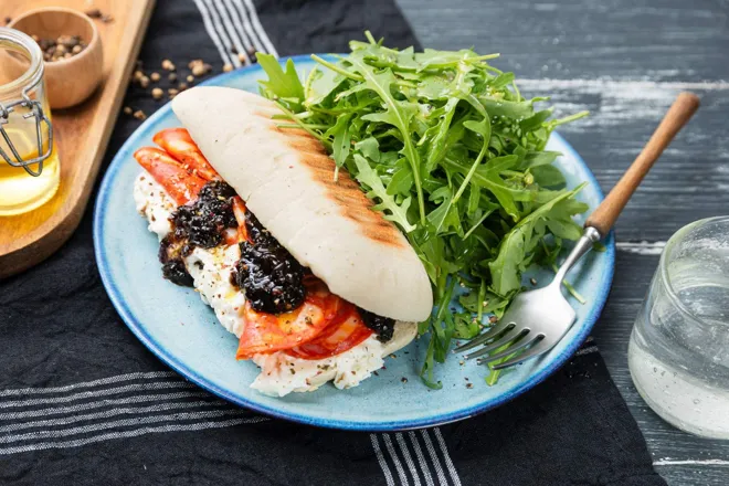 Panini au chorizo, Ossau-Iraty et chutney d'échalote