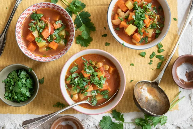 Soupe façon harira (mijoté à la marocaine)