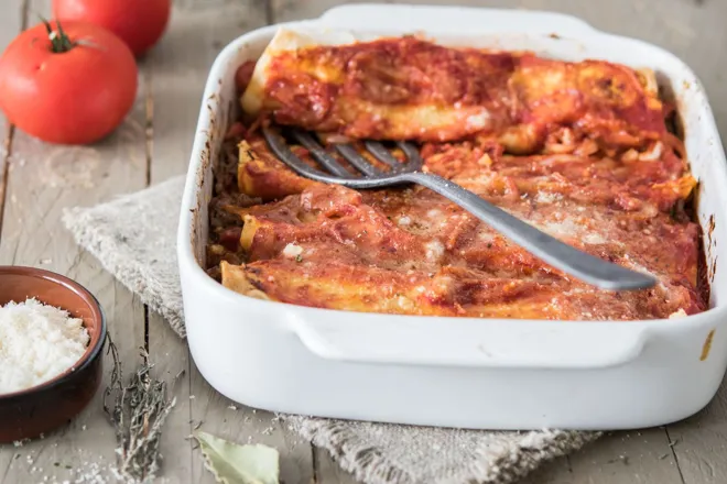 Enchiladas au boeuf et au parmesan