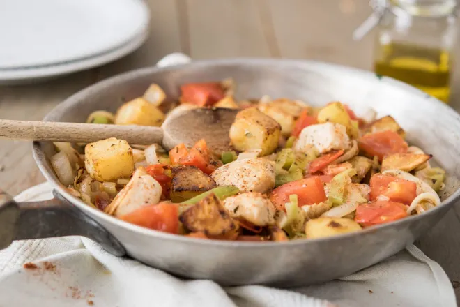 Poêlée de poulet aux épices mexico