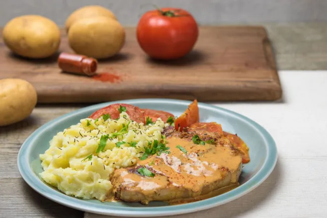 Côtes de porc au paprika fumé