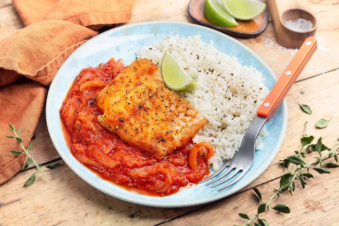 Rougail pimenté de poisson blanc (selon arrivage)