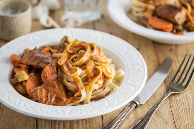 Sauté de veau façon marengo