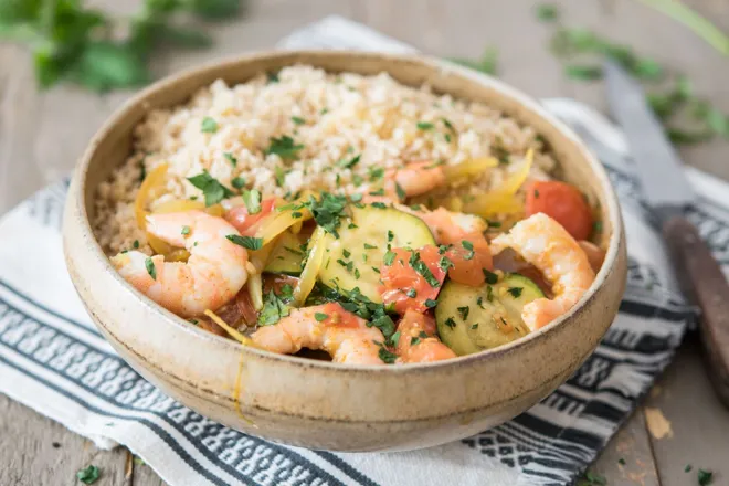 Couscous de crevettes