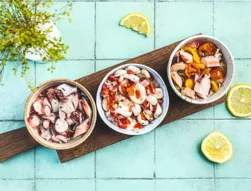 Trio de tapas de la mer : poulpes & calmars (3x150g)