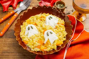 Orzotto hanté au potimarron