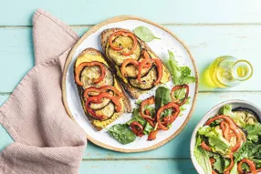 Tartines aux légumes du soleil et houmous au curcuma