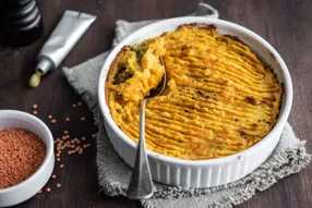 Parmentier de porc à la moutarde