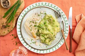 Filet de poulet sauce brune et colcannon (purée au chou)