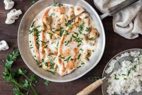 Escalopes de dinde à la normande