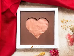 Cœur Caramandes® chocolat noir et lait (1 pièce - 85g)
