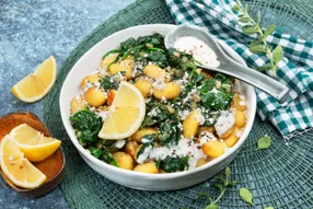 Gnocchis aux épinards, ricotta, citron et parmesan