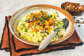 Risotto pimenté au butternut rôti au cumin