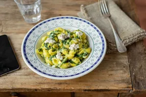 Pâtes conchiglie aux épinards, ricotta