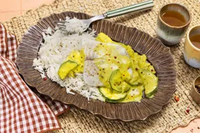 Curry de poisson à la courgette