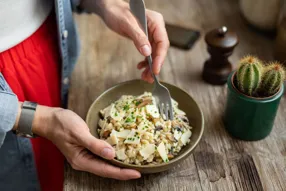 Risotto aux champignons, parmesan