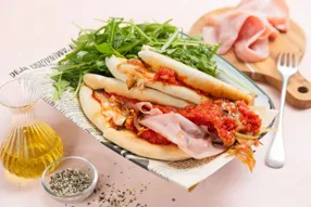 Pizza portefeuille à la mortadelle