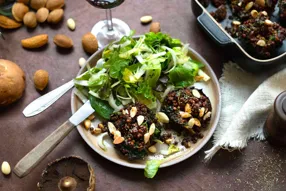 Portobellos farcis aux herbes de provence