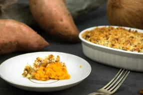 Gratin de patate douce au chorizo