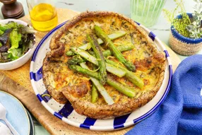 Dutch baby aux asperges vertes et estragon