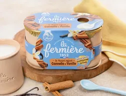 Yaourt à la cannelle et à la vanille (2x140g)