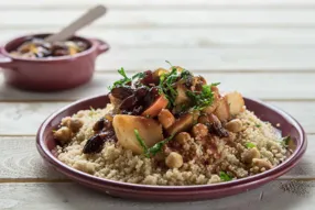 Couscous d'hiver aux pois chiches