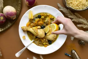 Tajine de poulet aux olives