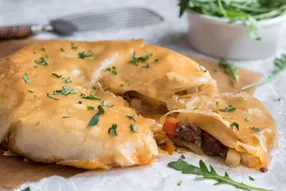 Tourte de brick aux merguez