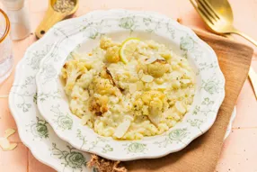 Risotto au chou-fleur, vanille, parmesan et citron