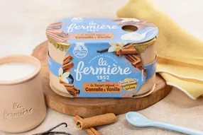 Yaourt à la cannelle et à la vanille (2x140g)