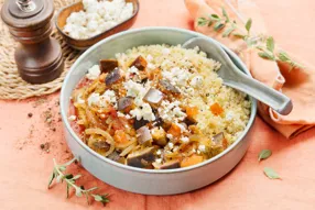 Mijoté d'aubergine à l'origan et féta