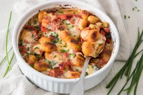 Gratin de gnocchi à la tomme de brebis