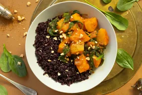 Aloo Palak (curry de pommes de terre aux épinards)