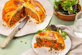 Pâté en croûte aux lentilles