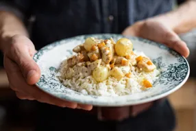 Sauté de dinde à la moutarde