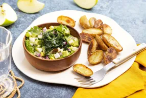 Tartare d'algues, avocat et pomme