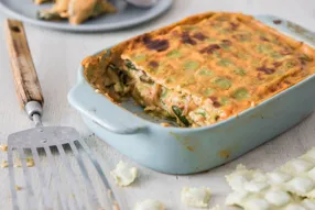 Gratin de ravioles du dauphiné aux tomates séchées