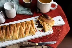 Brunch : Strudel au chou kale et chorizo