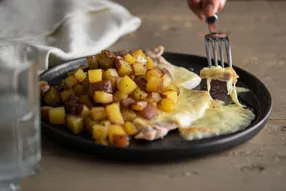 Escalopes de dinde gratinées à la raclette