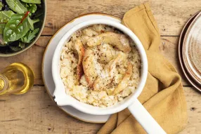 Risotto de chou-fleur et poulet grillé