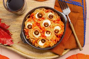 Spaghettis ensanglantés aux yeux globuleux