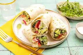 Wraps avocat, quinoa et menthe