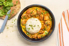 Butterchicken (poulet, sauce aux noix de cajou et coriandre)
