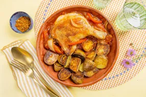 Cuisse de canard  façon basquaise au piment chipotle