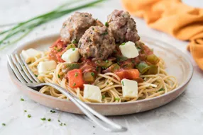 Boulettes de porc à la mozzarella