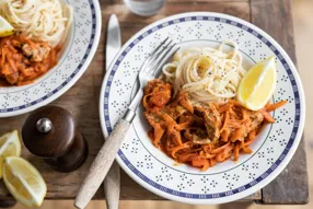 Mijoté de veau au citron et à la tomate