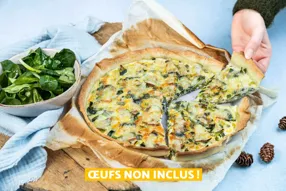 Quiche jurassienne au morbier et poireaux