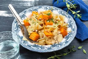 Pappardelles au butternut rôti et crème de parmesan