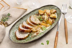 Filet mignon aux pommes, gingembre et 4 épices