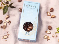Amandes chocolat au lait & fleur de sel - Maison Mazet (200g)